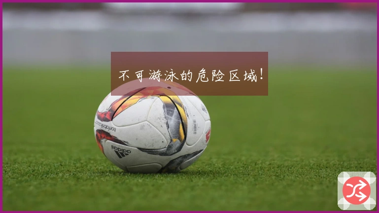 不可游泳的危险区域！